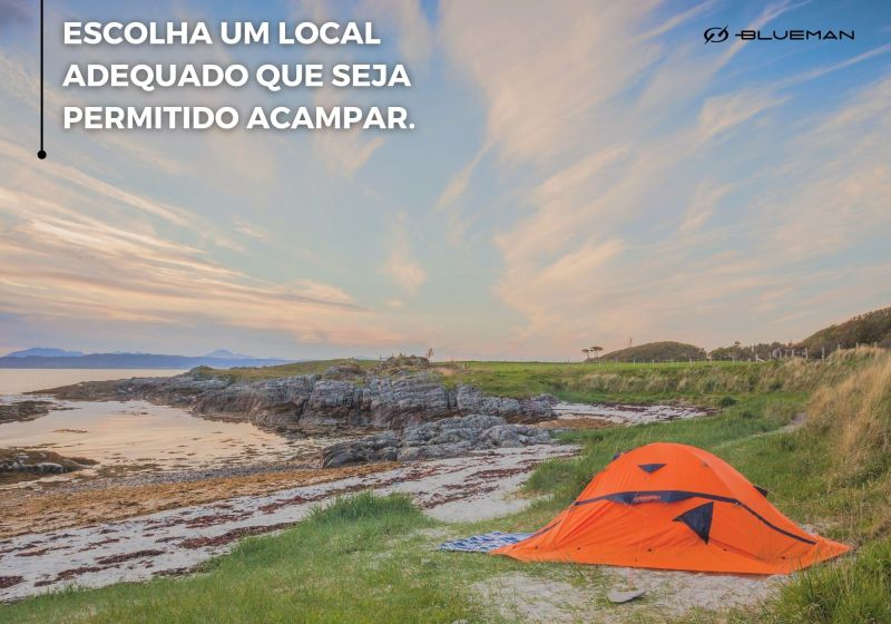 Barraca instalada nas proximidades da praia.