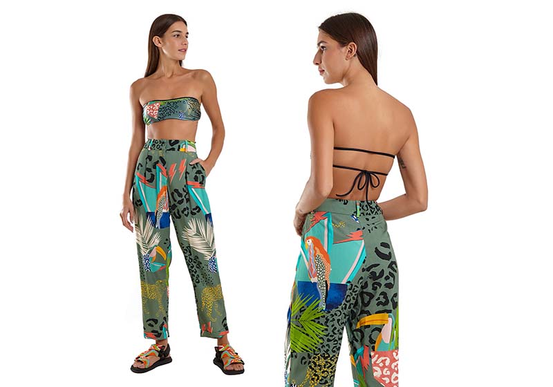 look top Faixa calca