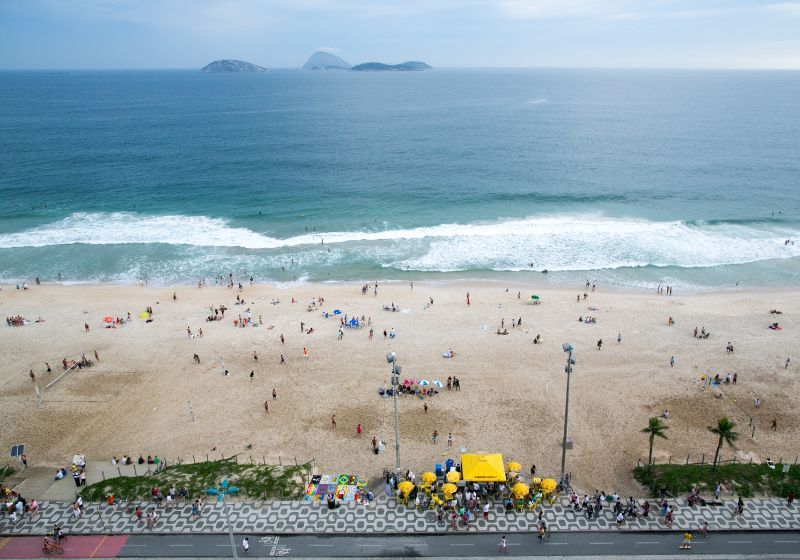 por que Ipanema e um simbolo do rio de janeiro foto praia de ipanema vista de cima