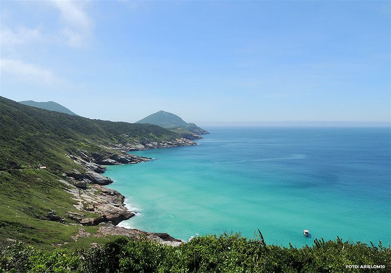 Imagem da praia Brava no Rio de Janeiro