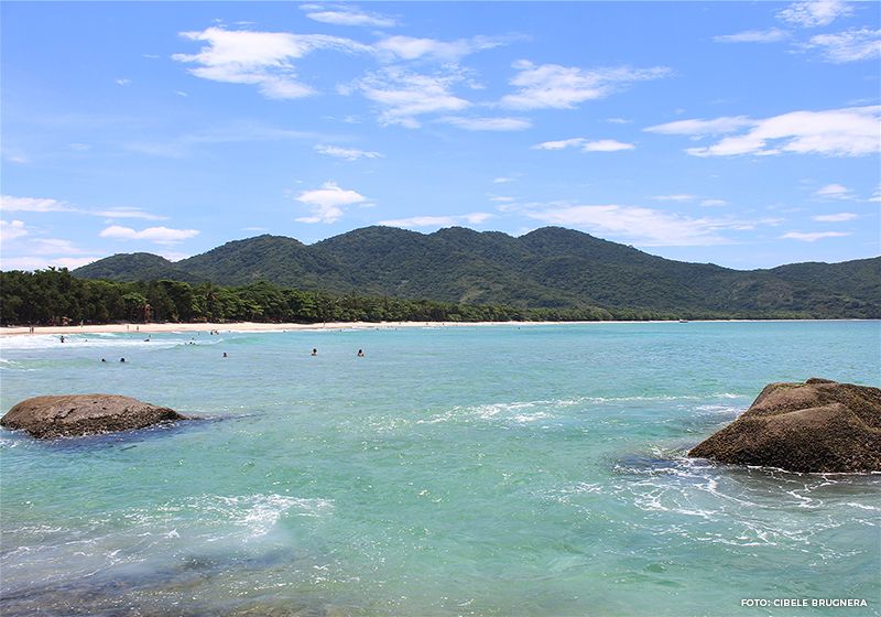 Imagem da praia de Lopes Mendes no Rio de Janeiro