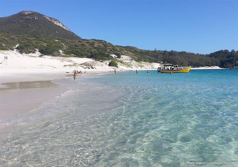 Imagem da praia do farol